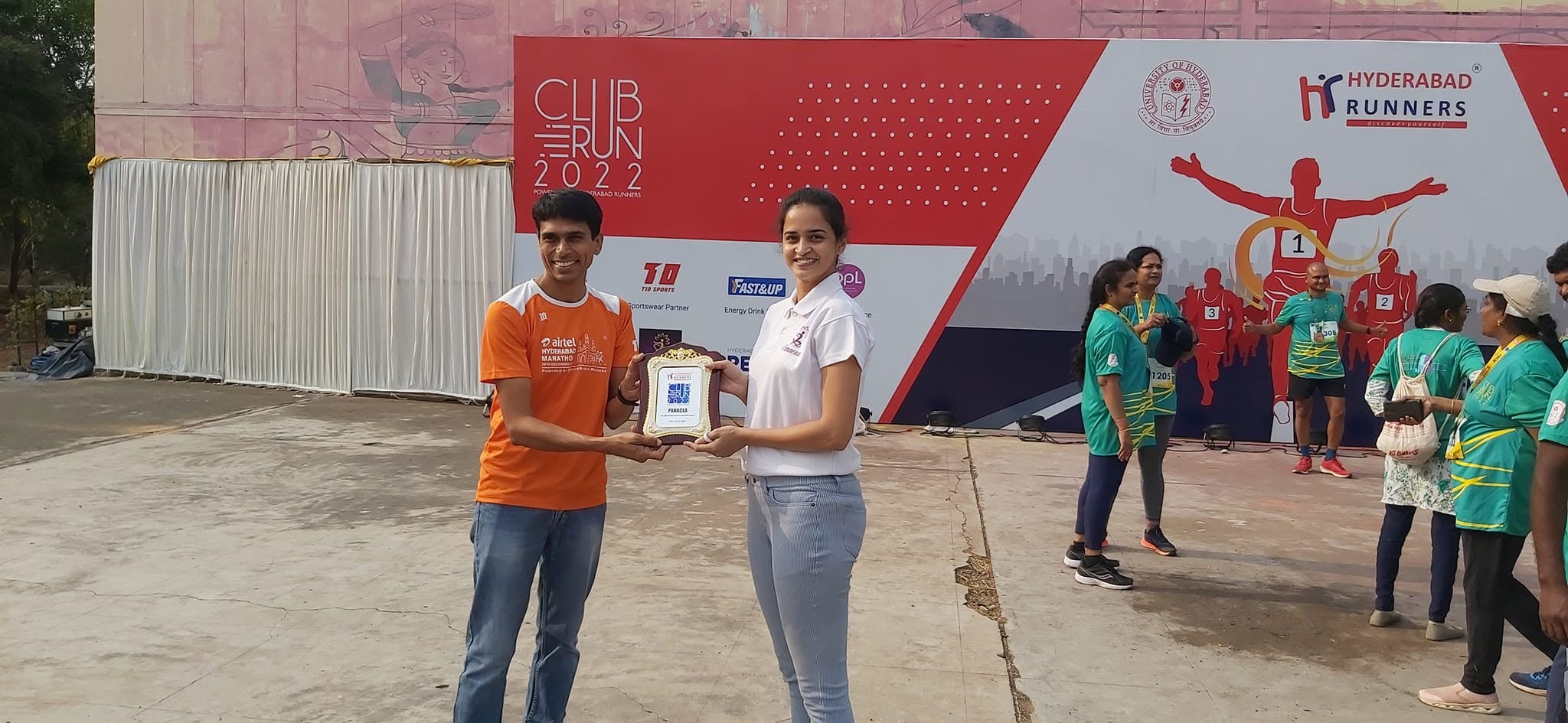 Dr. Shruti at Club Run 2022 with Hyderabad Runners